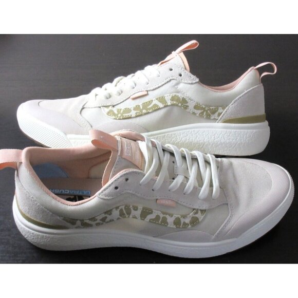 Vans Men's UltraRange Exo Se Groovy Floral Khaki Skate Trail Shoes Size 12 NIB - Picture 2 of 5